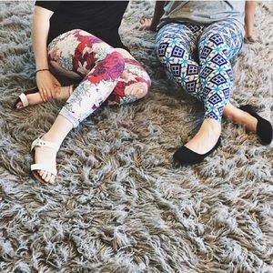 Floral LulaRoe One Size Leggings